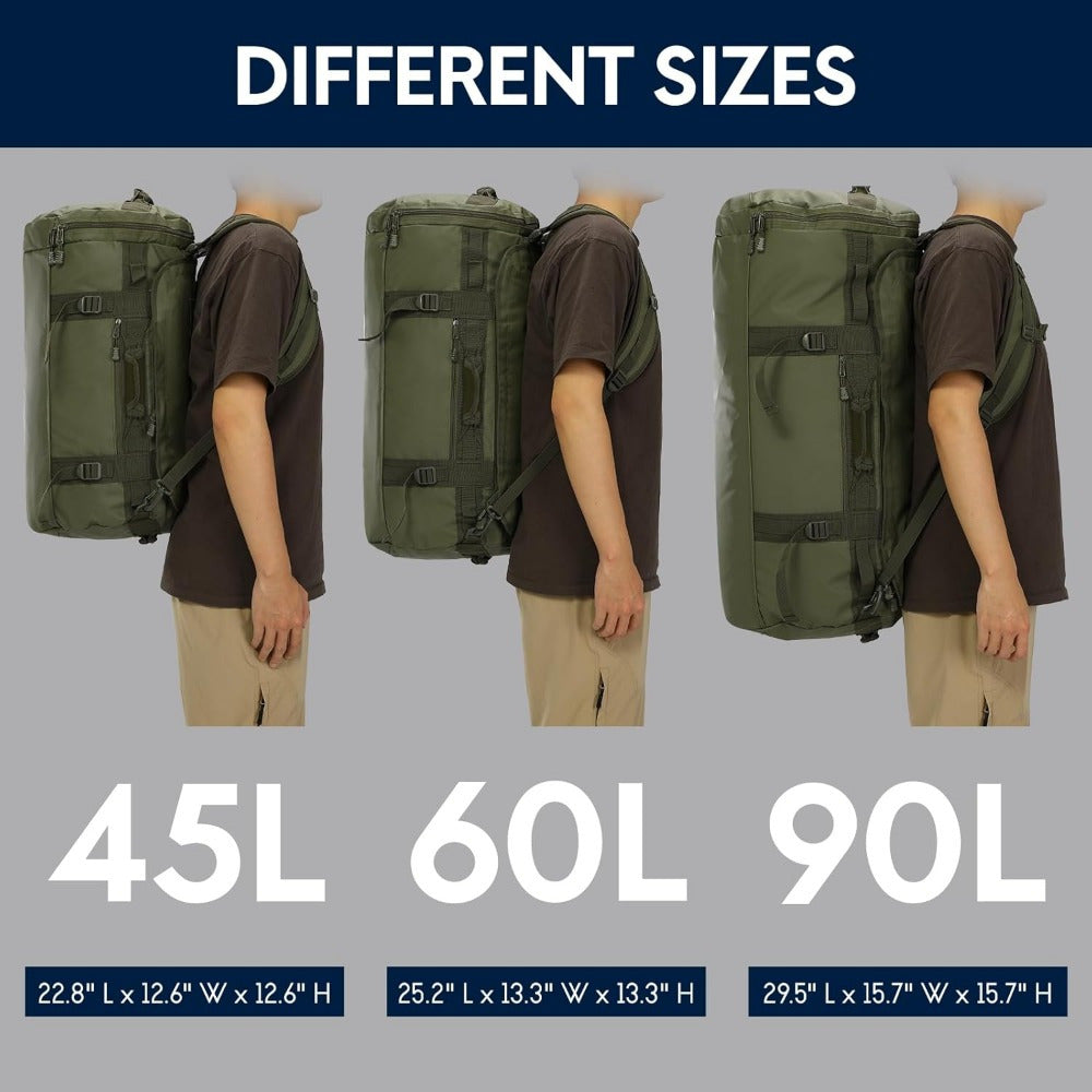 Large Duffle Backpack Bag for Men Travel