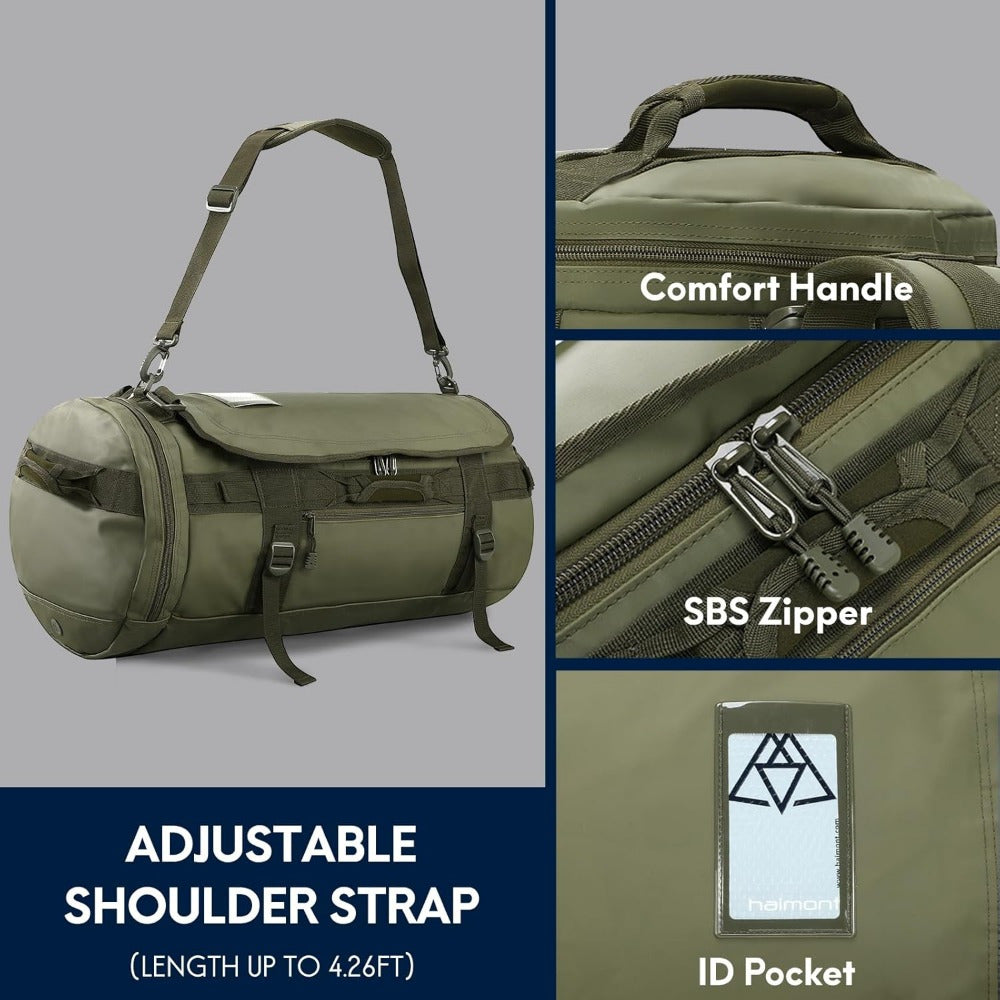 Large Duffle Backpack Bag for Men Travel