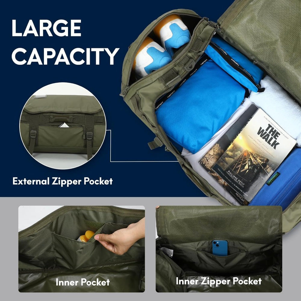 Large Duffle Backpack Bag for Men Travel