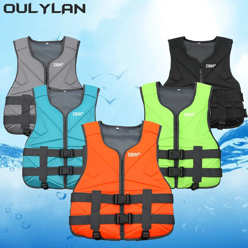 Neoprene Safety Vest Rescue Boats Life Jacket . - Heidi Ho Your Wellness Pro