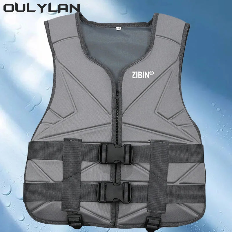 Neoprene Safety Vest Rescue Boats Life Jacket . - Heidi Ho Your Wellness Pro