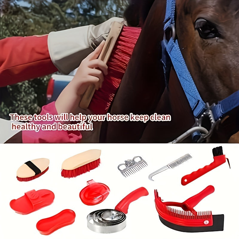 10-Piece Horse Grooming Kit