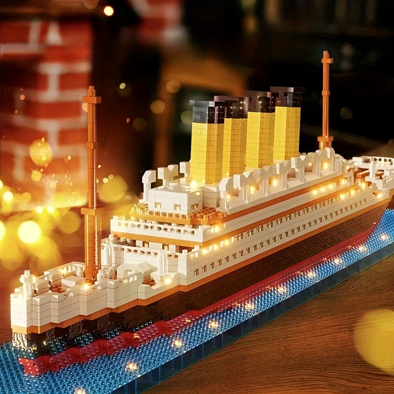 Titanic Model Building Blocks-assembled Ship - Heidi Ho Your Wellness Pro