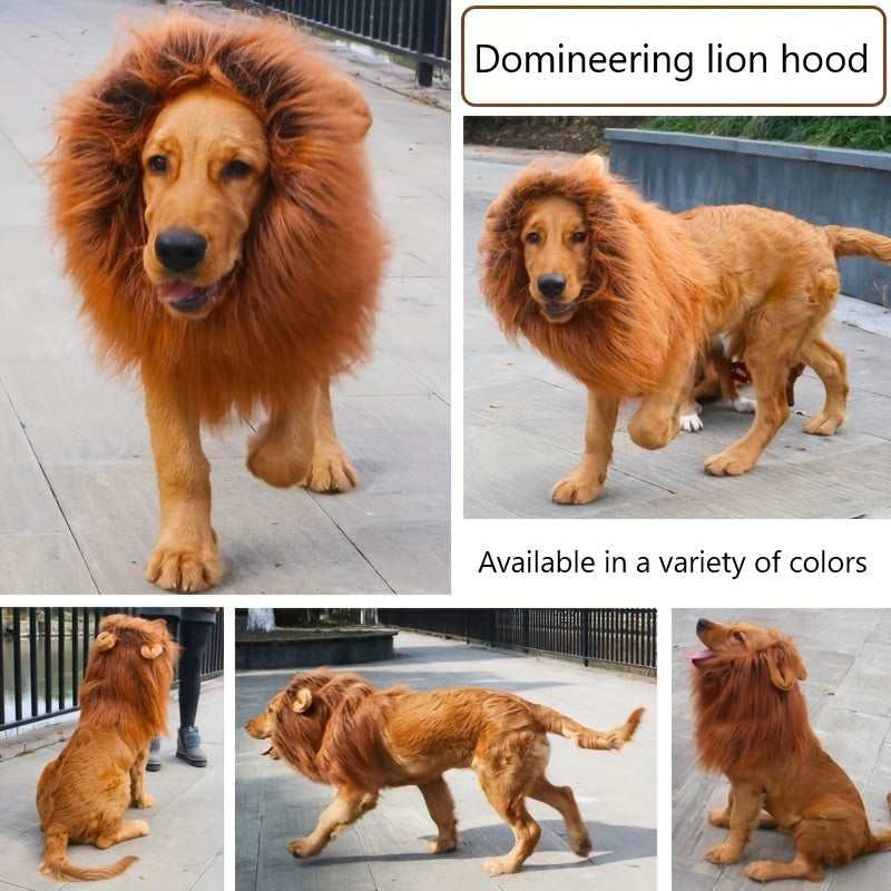 1pc Realistic Lion Mane Costume