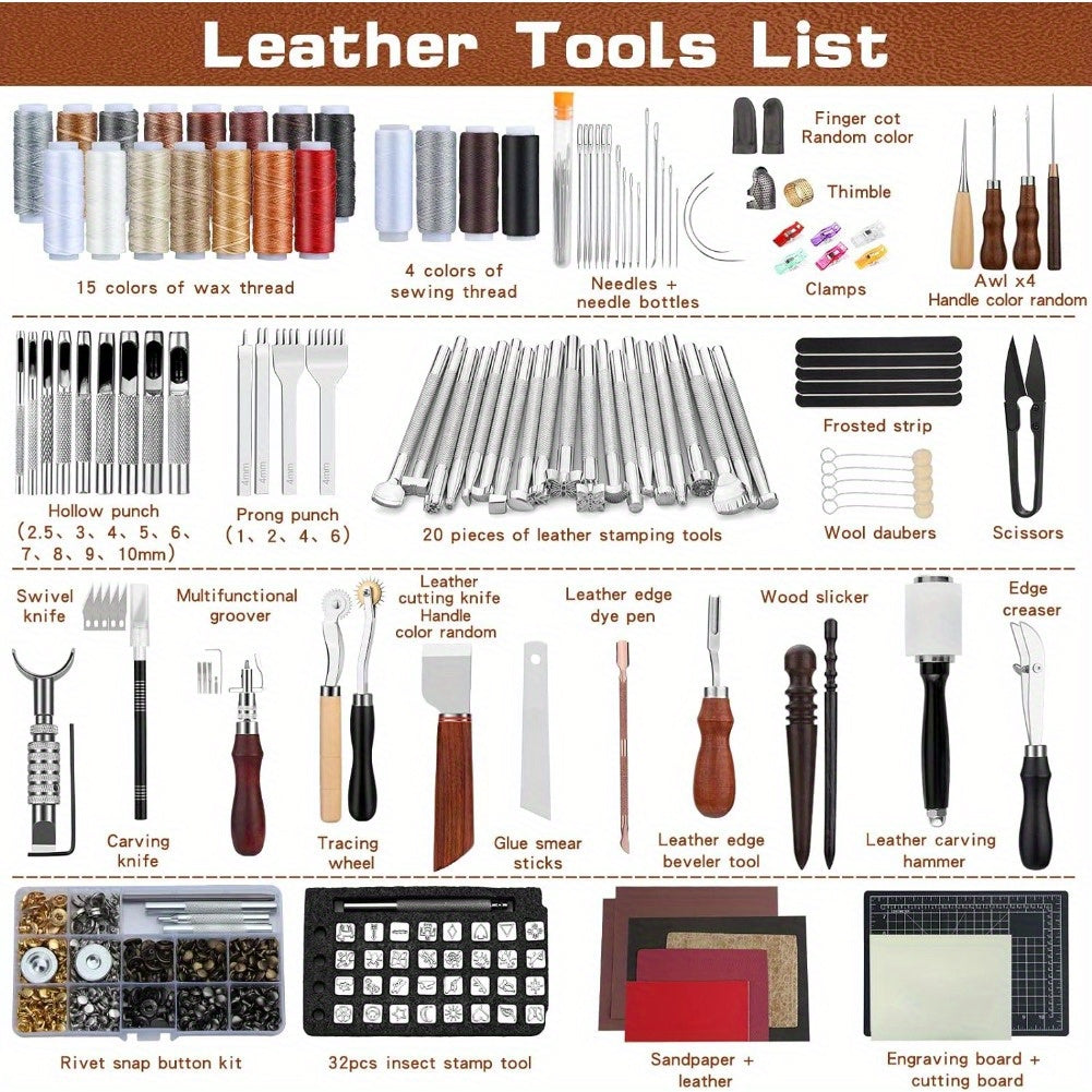 Complete Leather Crafting Kit