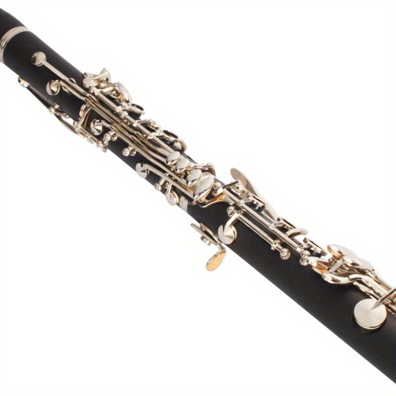 Black Student Mid-range Flat B Tone Clarinet Set - Heidi Ho Your Wellness Pro