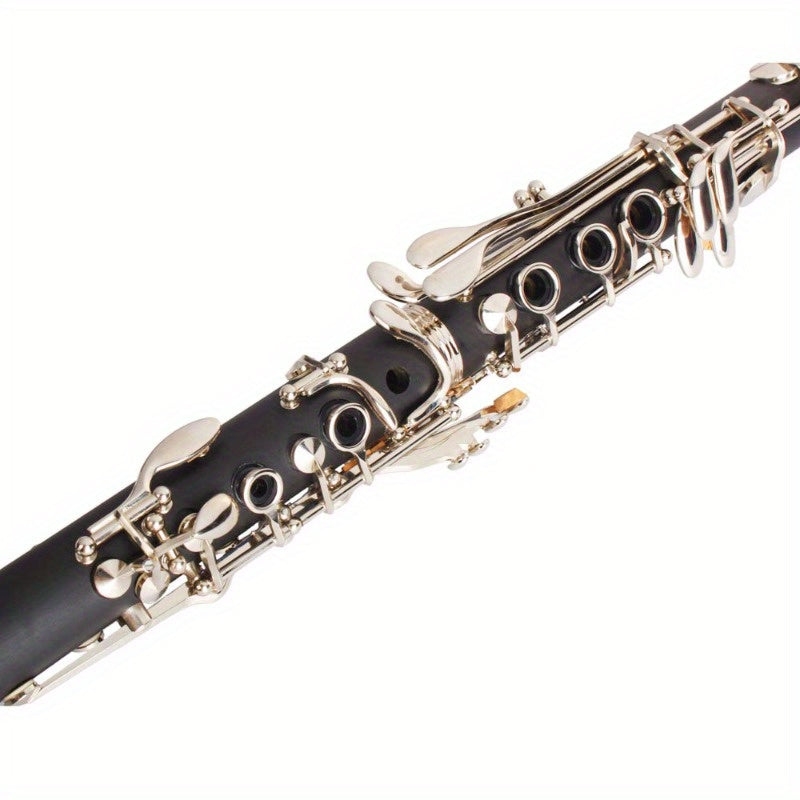 Black Student Mid-range Flat B Tone Clarinet Set - Heidi Ho Your Wellness Pro