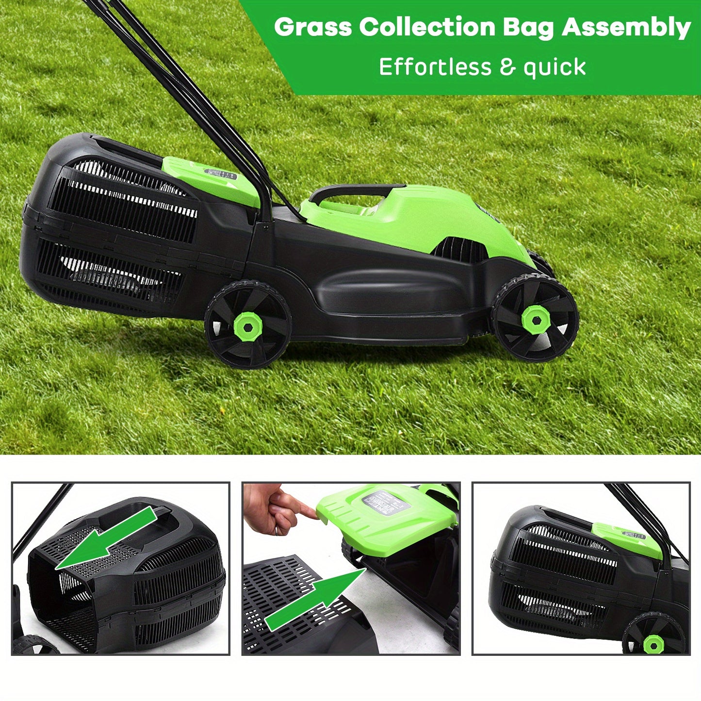 MAXMASS 12 Amp Electric Lawn Mower