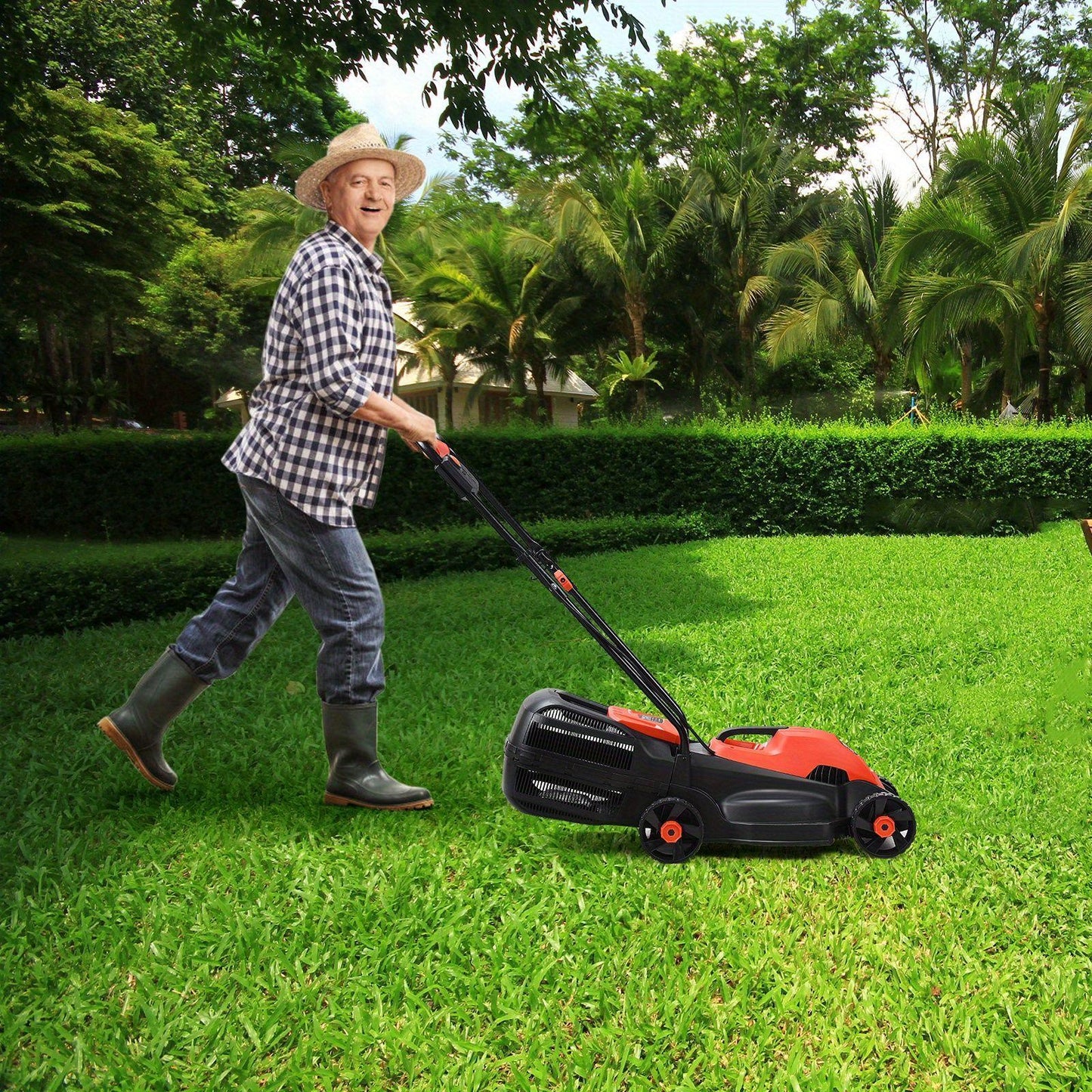 MAXMASS 12 Amp Electric Lawn Mower