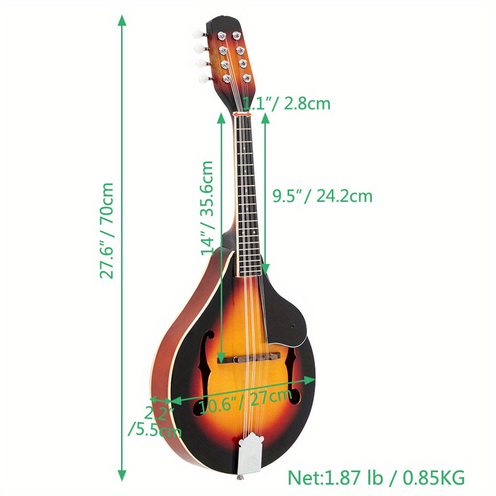 A Style Elegant Mandolin with Guard Board Sunset