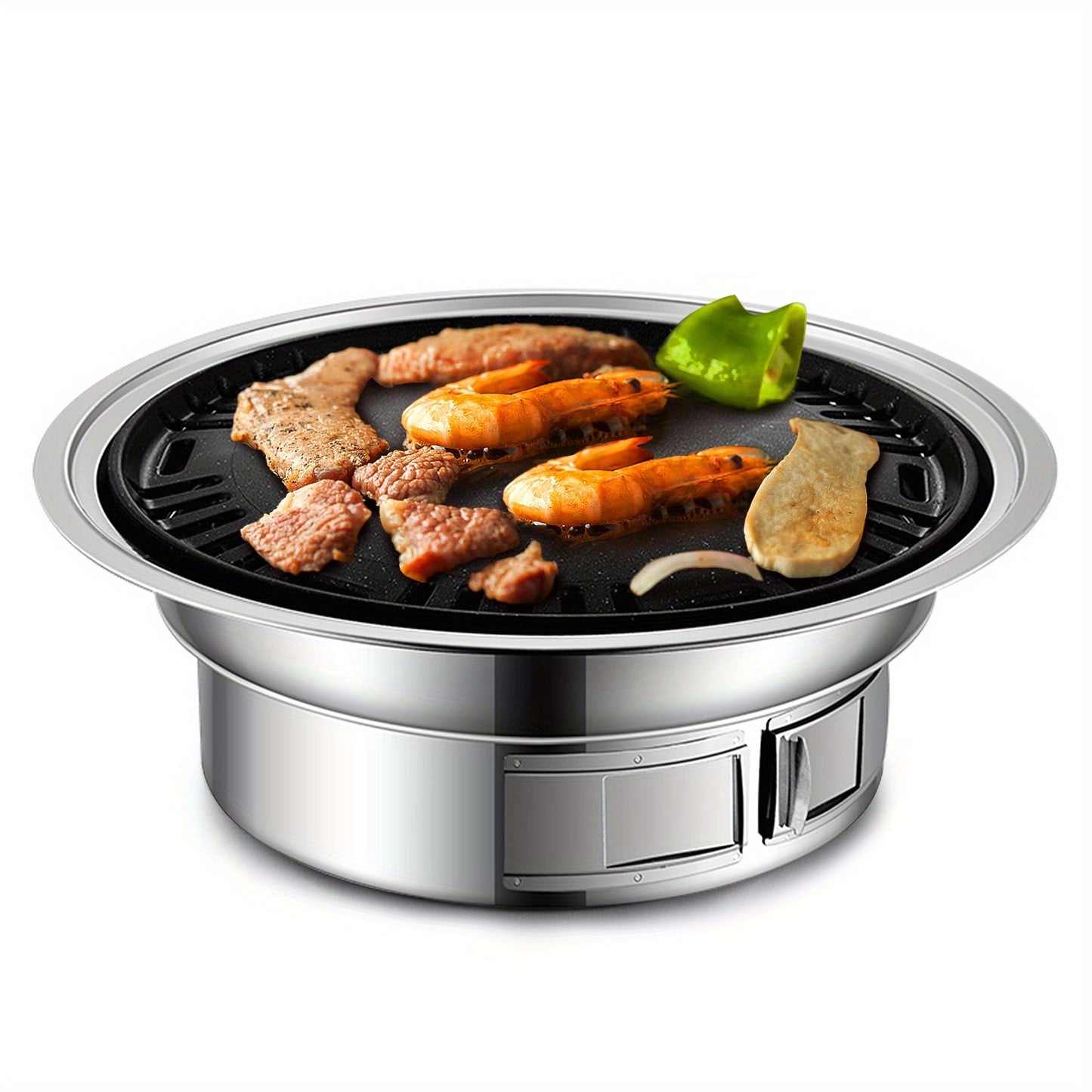 Portable Charcoal Grill, Tabletop Outdoor Barbecue