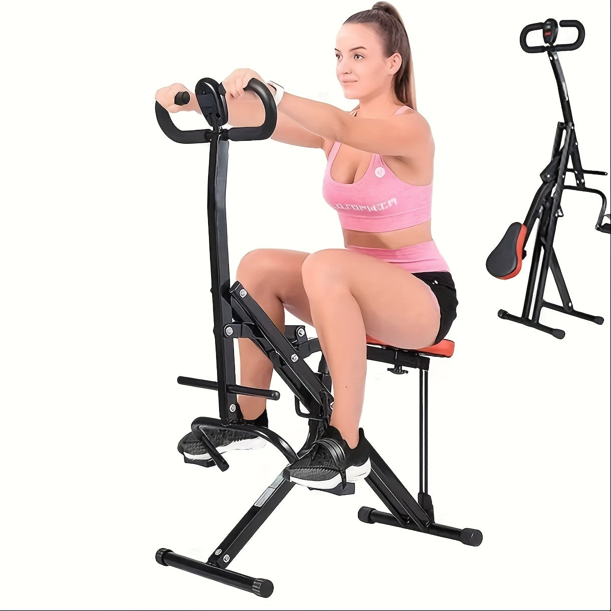 Foldable Home Gym Squat Machine Trainer