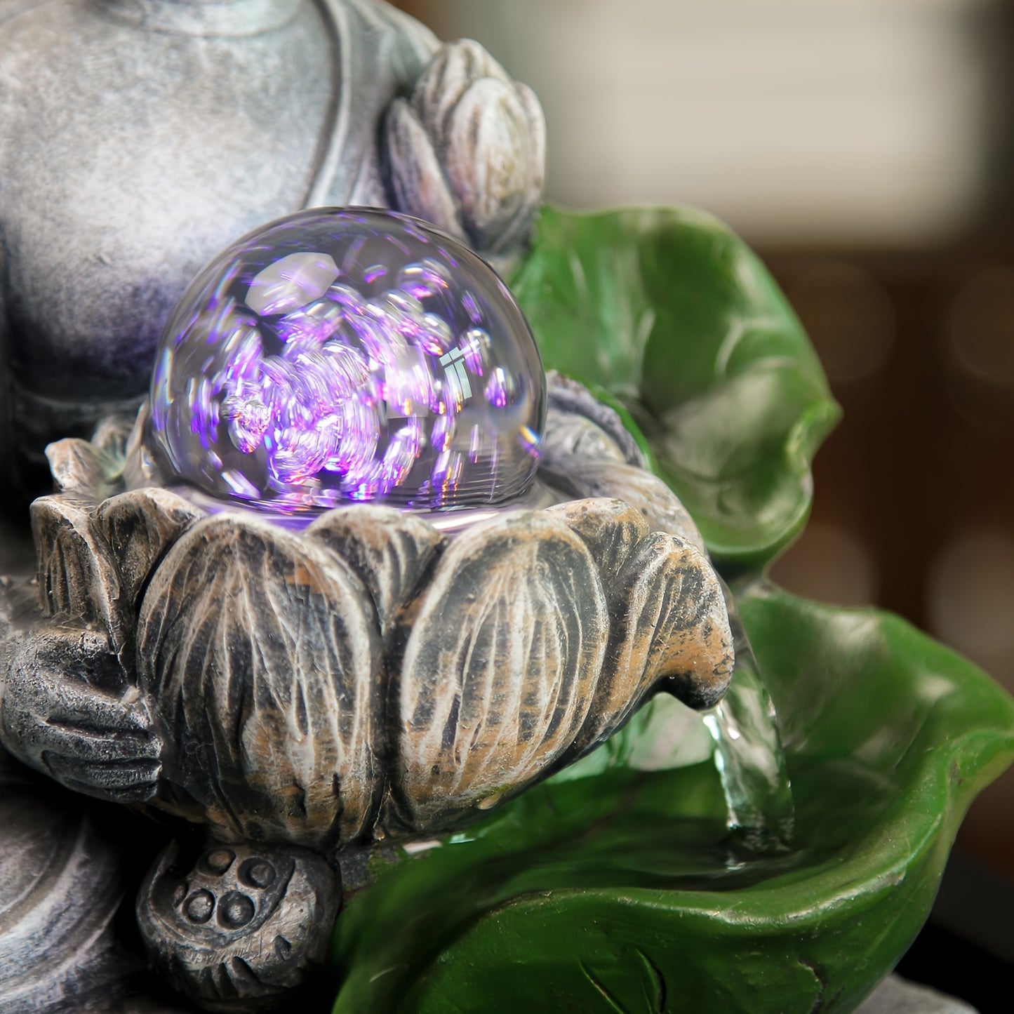 1pc USB Powered Buddha Tabletop Fountain