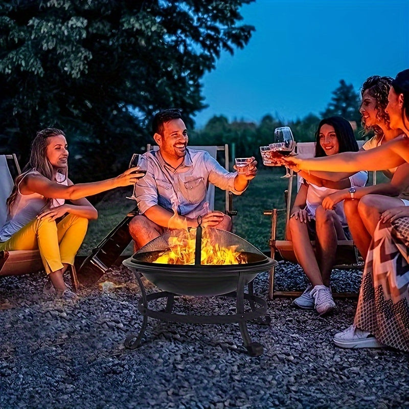 LUCKYERMORE 22'' Portable Fire Pit