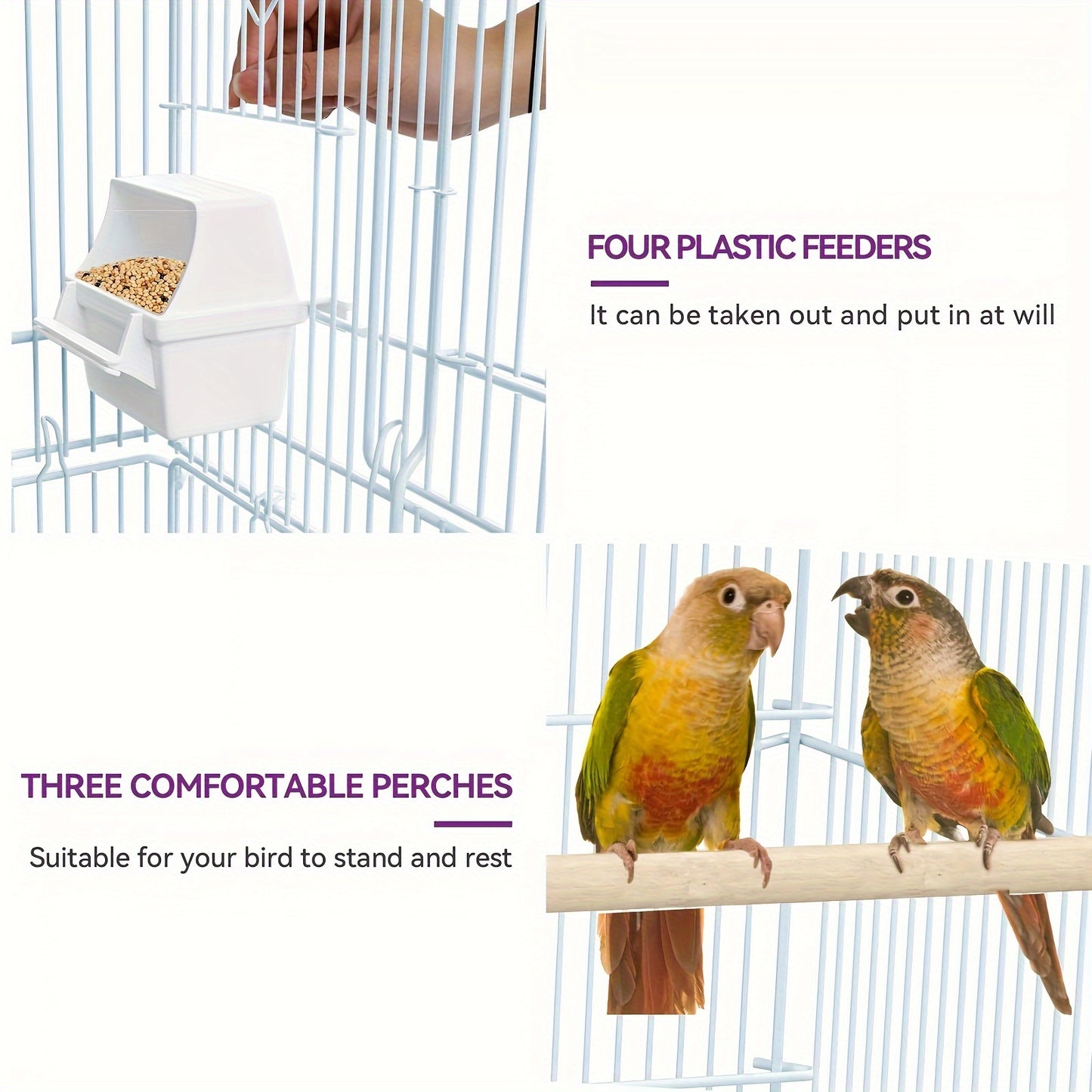 62 Inch Large Birdcage Parrot Cage