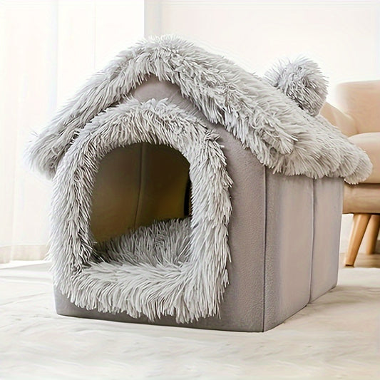 1pc Cozy Pet House Bed - Heidi Ho Your Wellness Pro