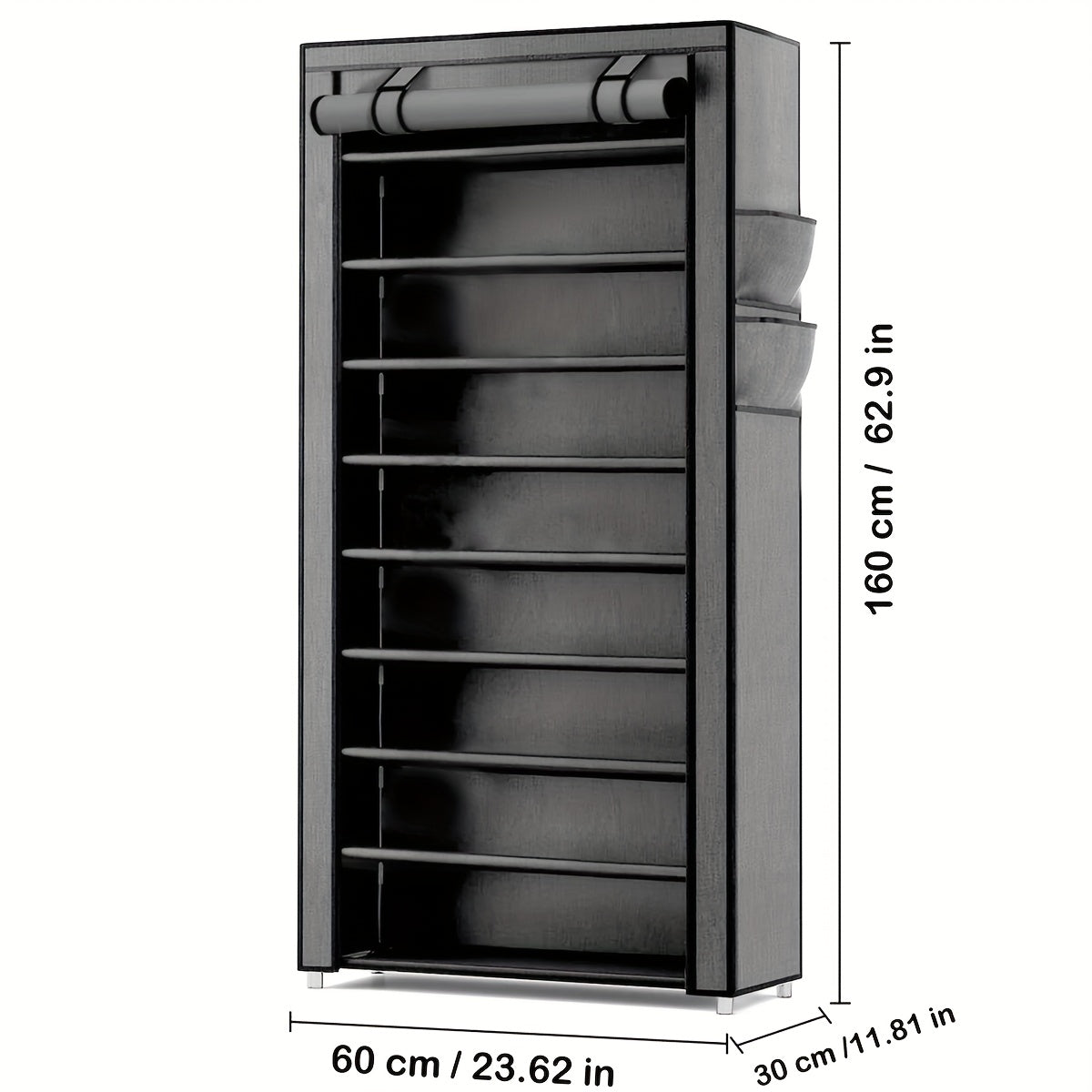 6/8/10 Layer Shoe Cabinet With Dust Cover