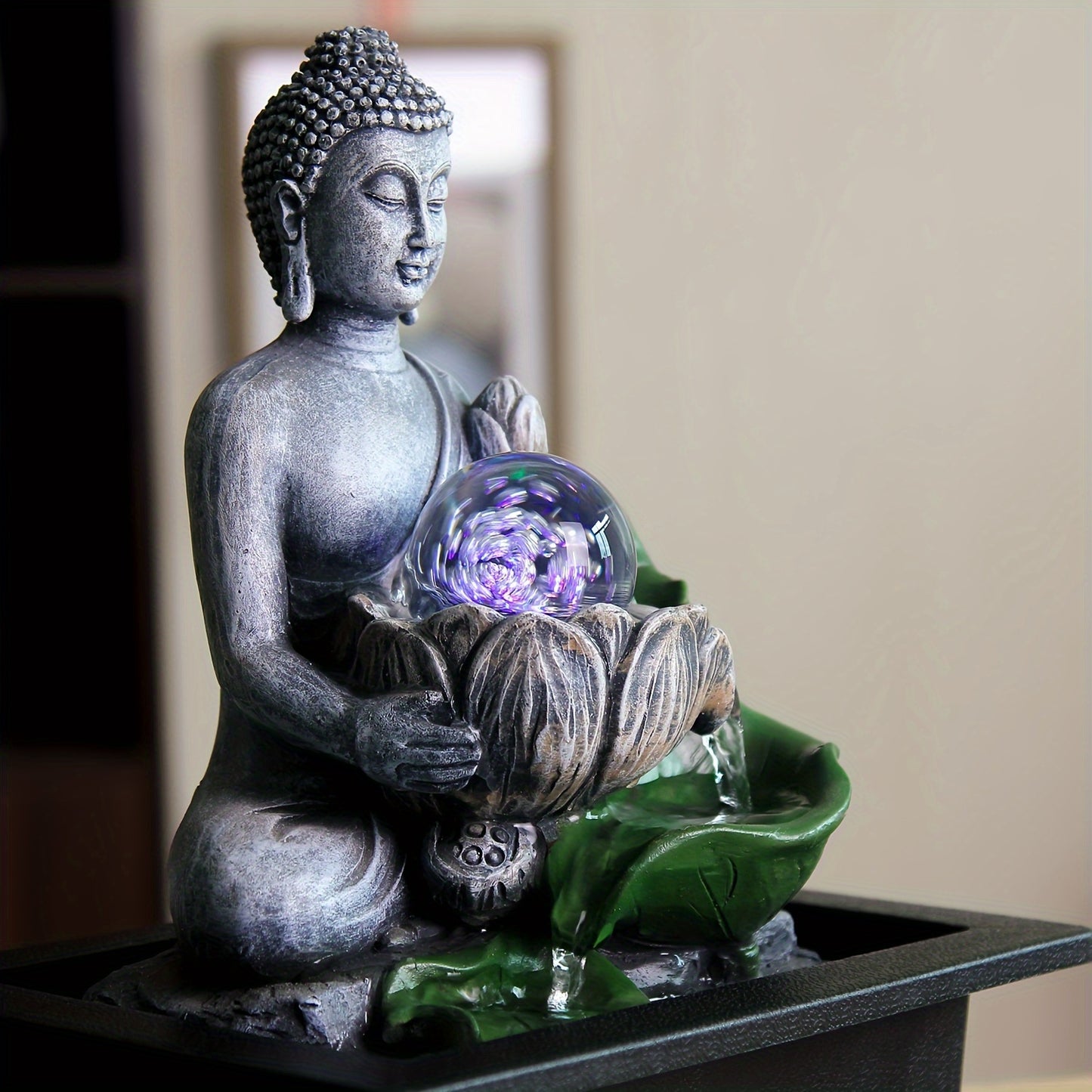 1pc USB Powered Buddha Tabletop Fountain