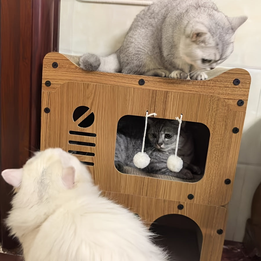 Deluxe Cat Scratching Board Cat Nest