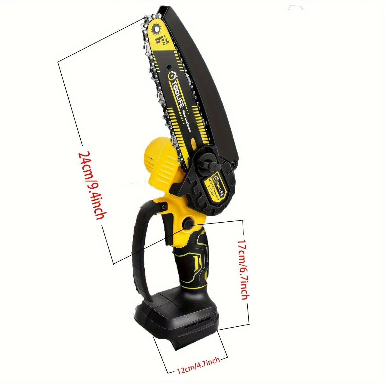 TOOLIFE 6-Inch Cordless Mini Chainsaw