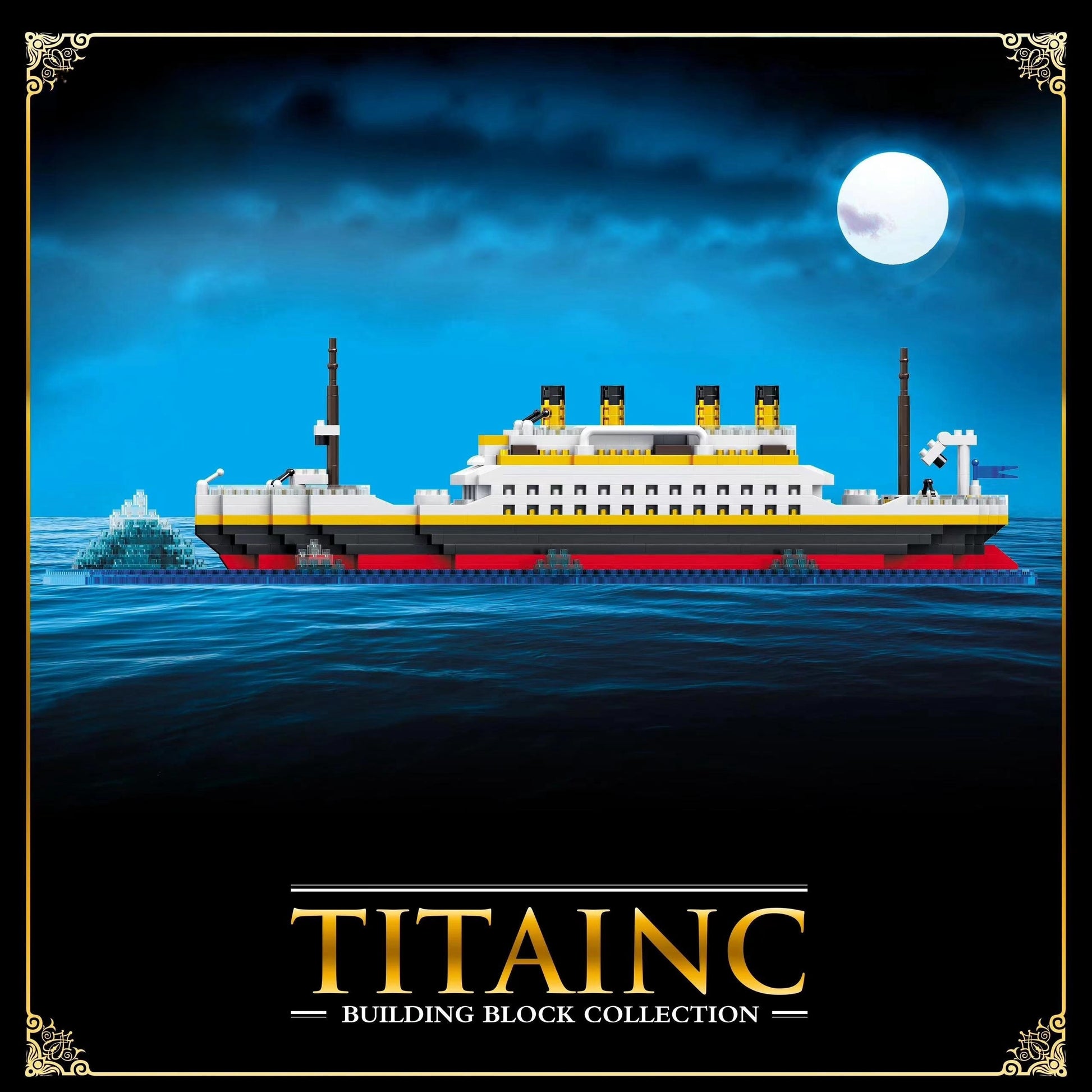 Titanic Model Building Blocks-assembled Ship - Heidi Ho Your Wellness Pro