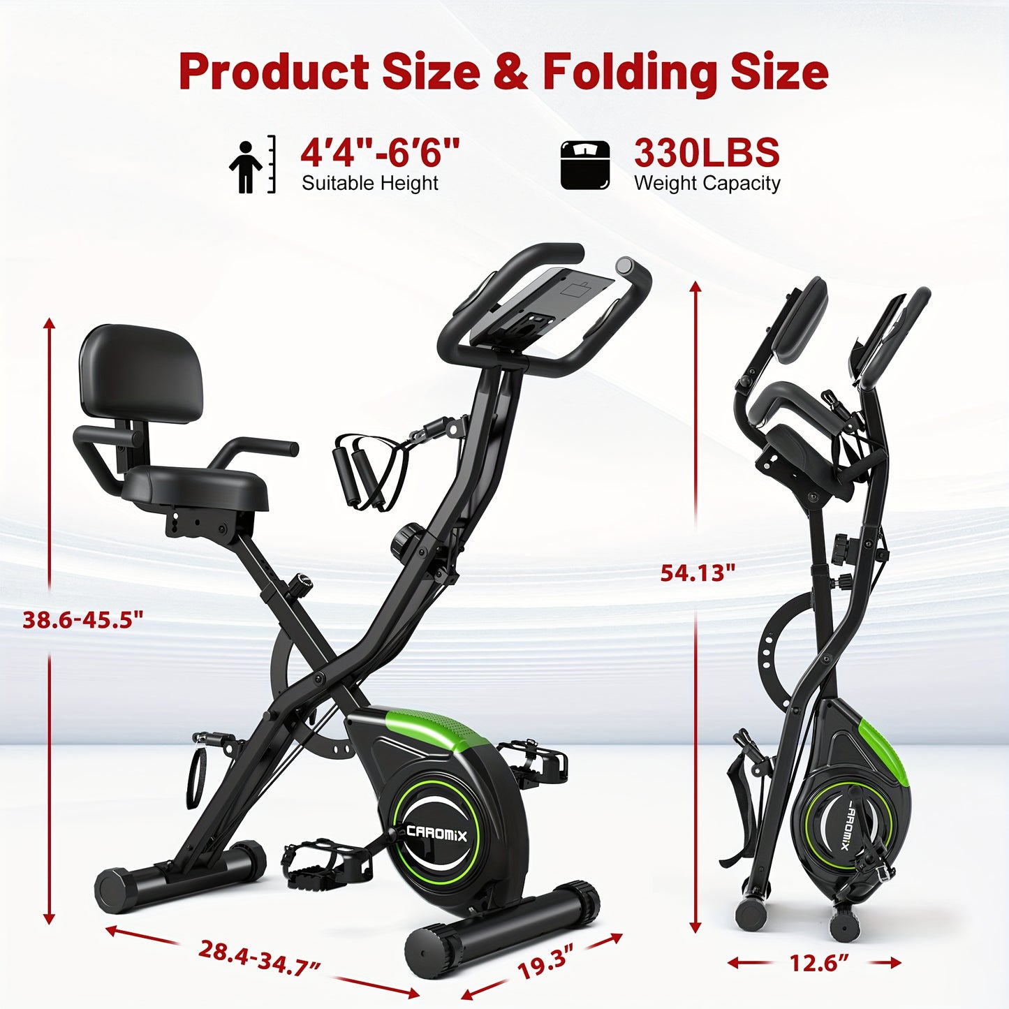 4 in 1 Multi-Functional Trainer with 16-Level Resistance