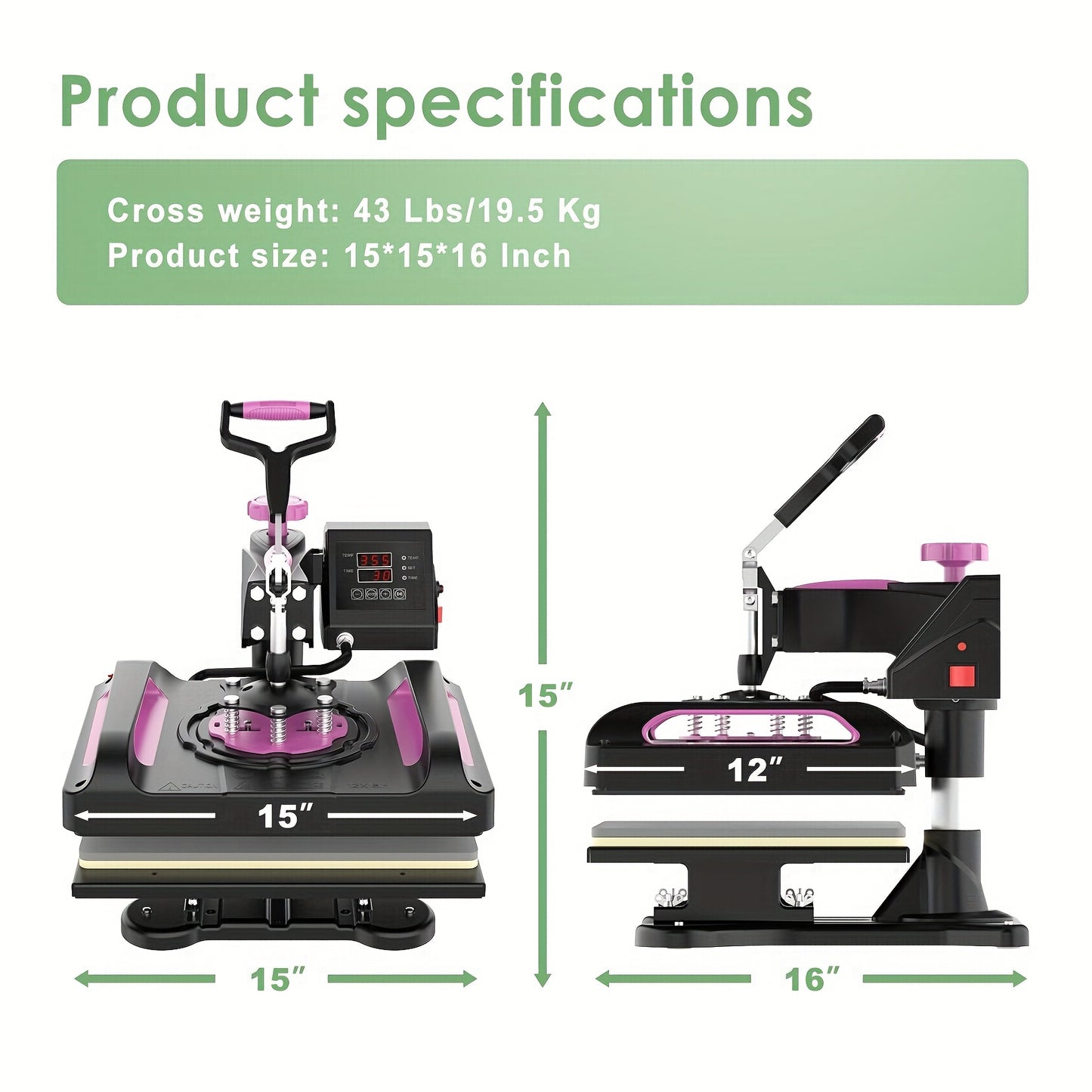 5-in-1 Pro Heat Press Machine