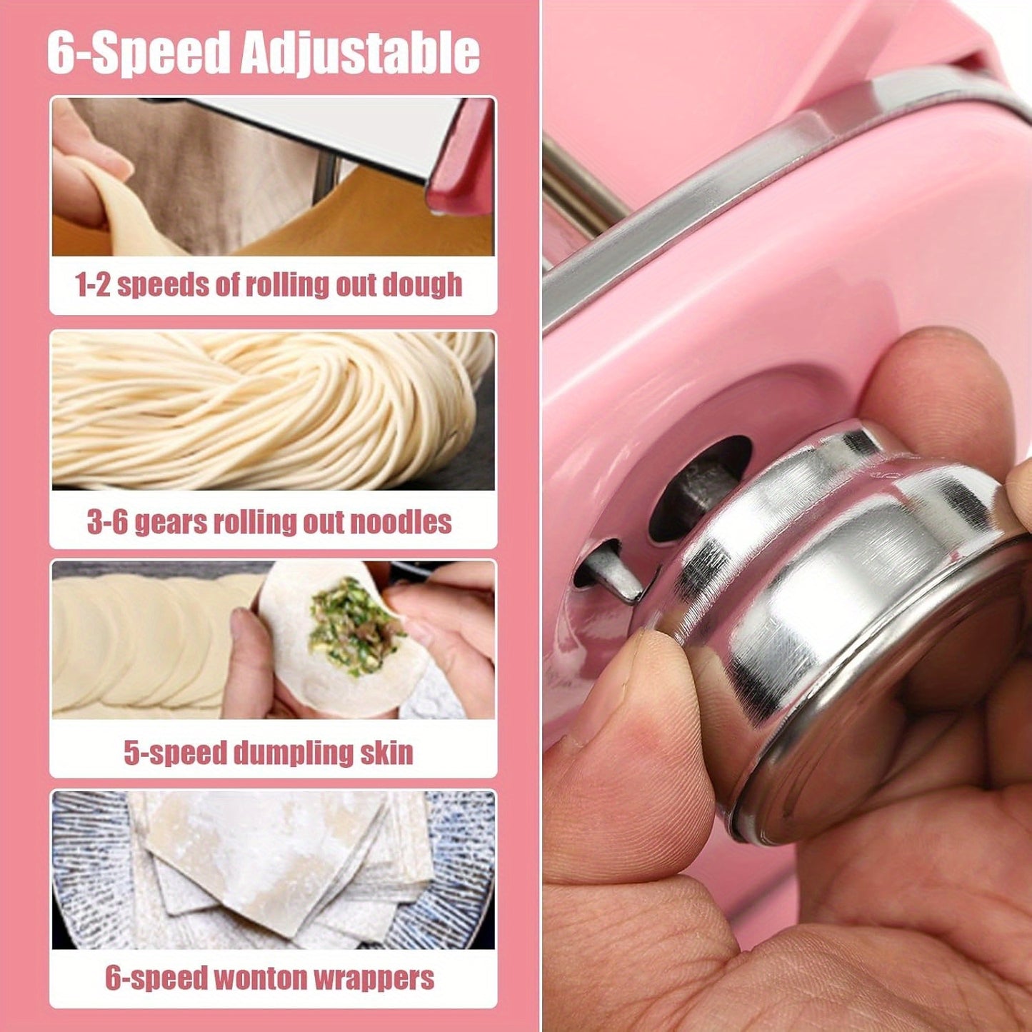 1pc CNCEST Classic Manual Pasta Maker Machine