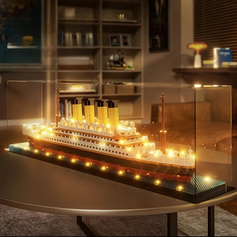 Titanic Model Building Blocks-assembled Ship - Heidi Ho Your Wellness Pro