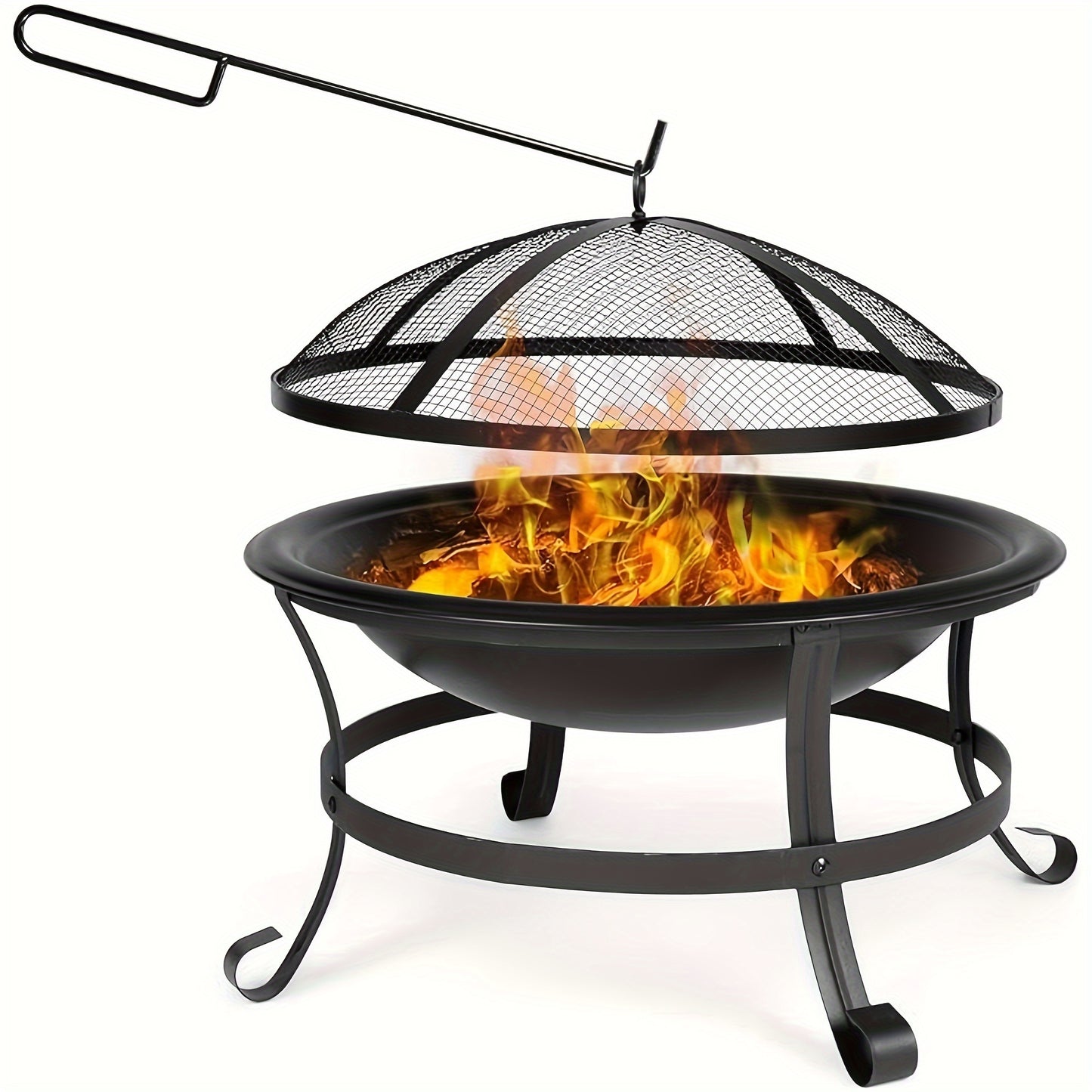 LUCKYERMORE 22'' Portable Fire Pit