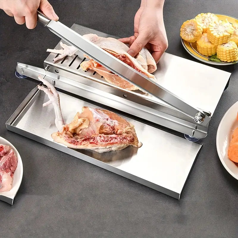 1pc Stainless Steel Manual Meat Slicer