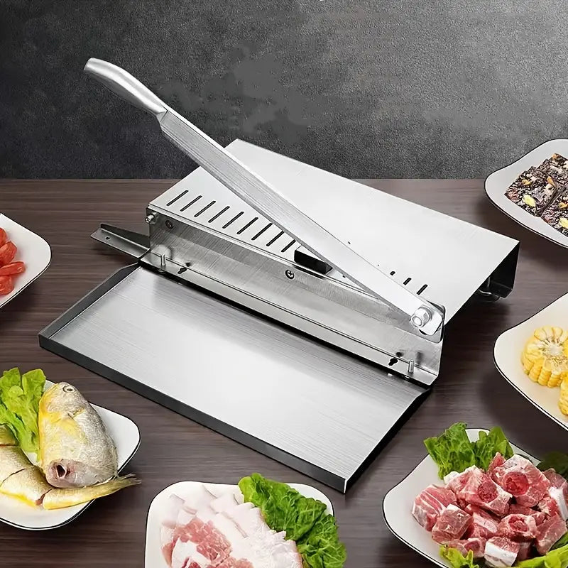 1pc Stainless Steel Manual Meat Slicer