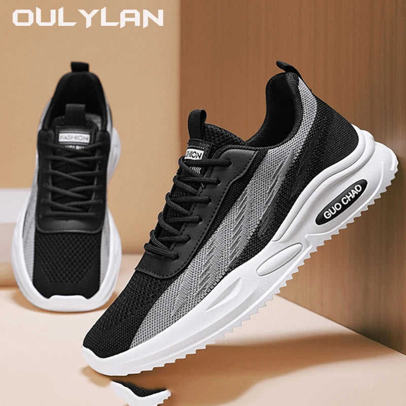 2024 Men's Running Sneakers Summer Breathable Shoes for Sports Anti slip Soft Sole Fitness Training Shoes Casual Mesh Shoes - Heidi Ho Your Wellness Pro