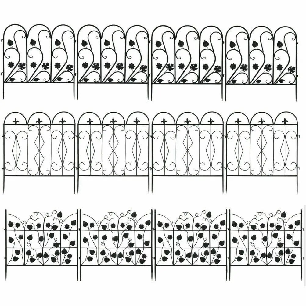 Large Decorative Garden Fence Outdoor - Heidi Ho Your Wellness Pro