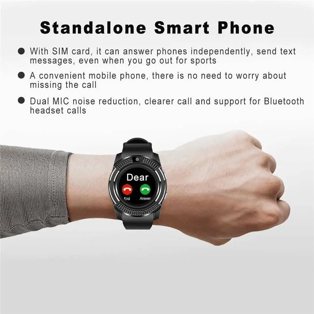 Men Sport Smart Watch Fitness Android - Heidi Ho Your Wellness Pro