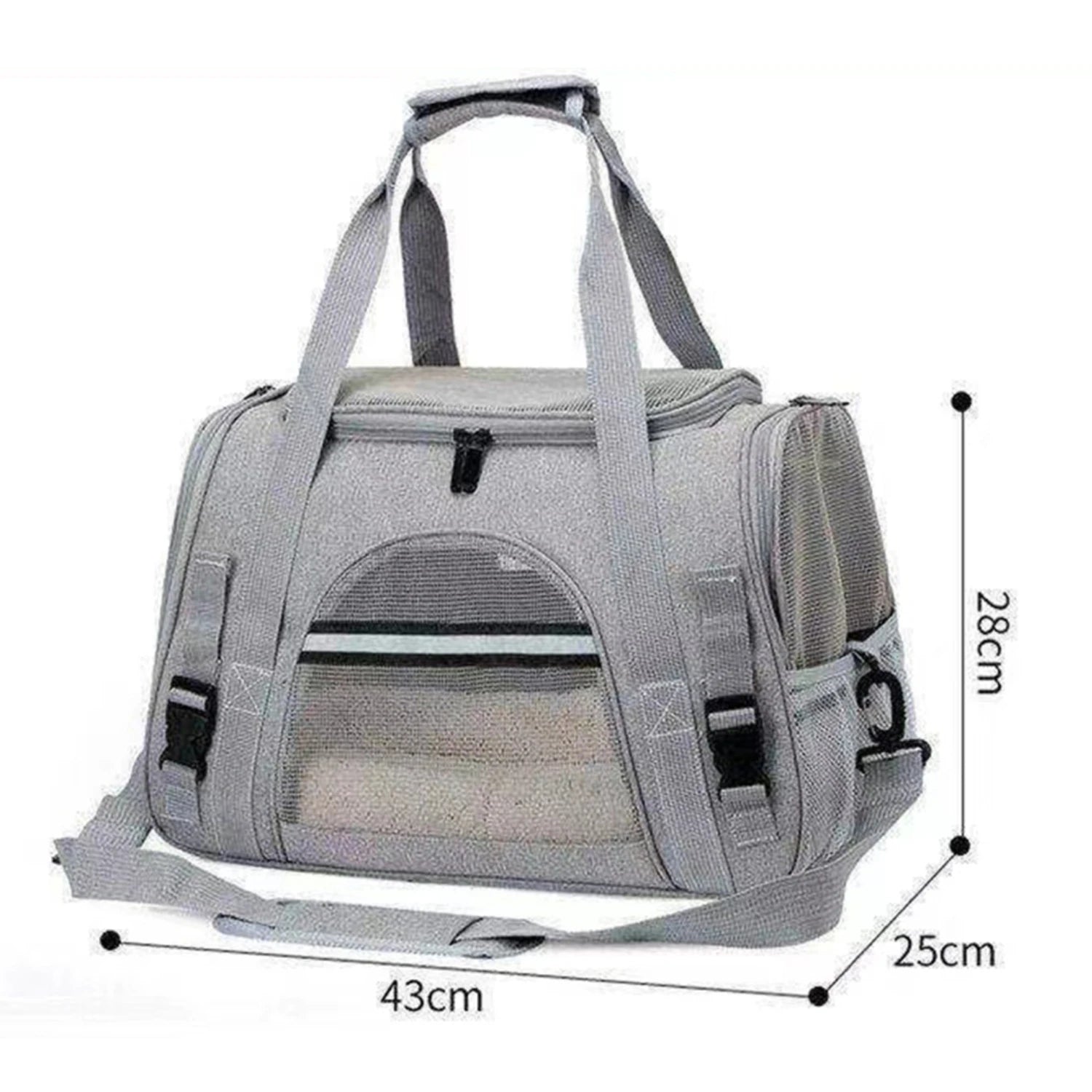 New Adjustable Convenient Spacious Soft-Sided Pet Carrier Backpack - Comfortable for Small Dogs and Cats on Long Journeys - Effo - Heidi Ho Your Wellness Pro