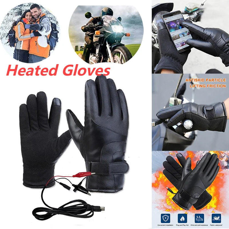 Thermal Windproof Bike Gloves 12V. - Heidi Ho Your Wellness Pro