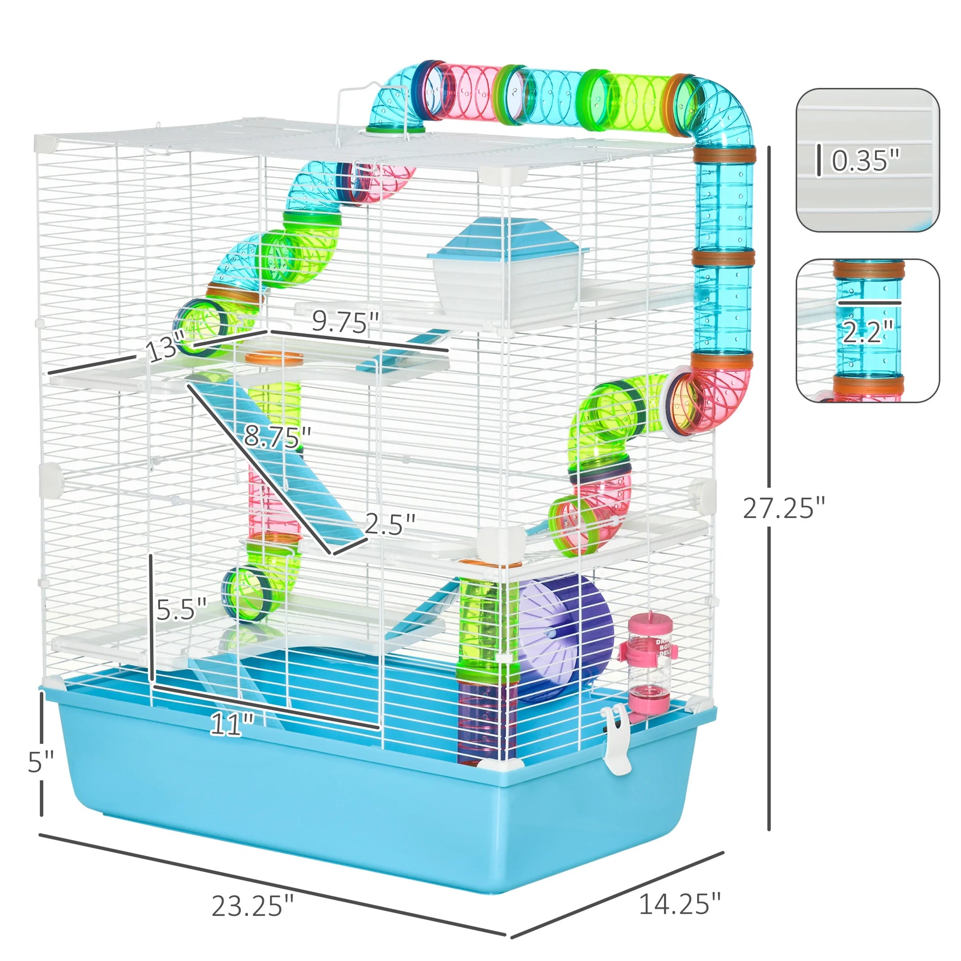 Extra Large 23" Hamster Cage - Heidi Ho Your Wellness Pro