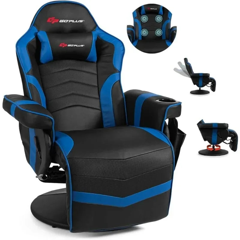 Gaming Recliner Massage  with Footrest . - Heidi Ho Your Wellness Pro