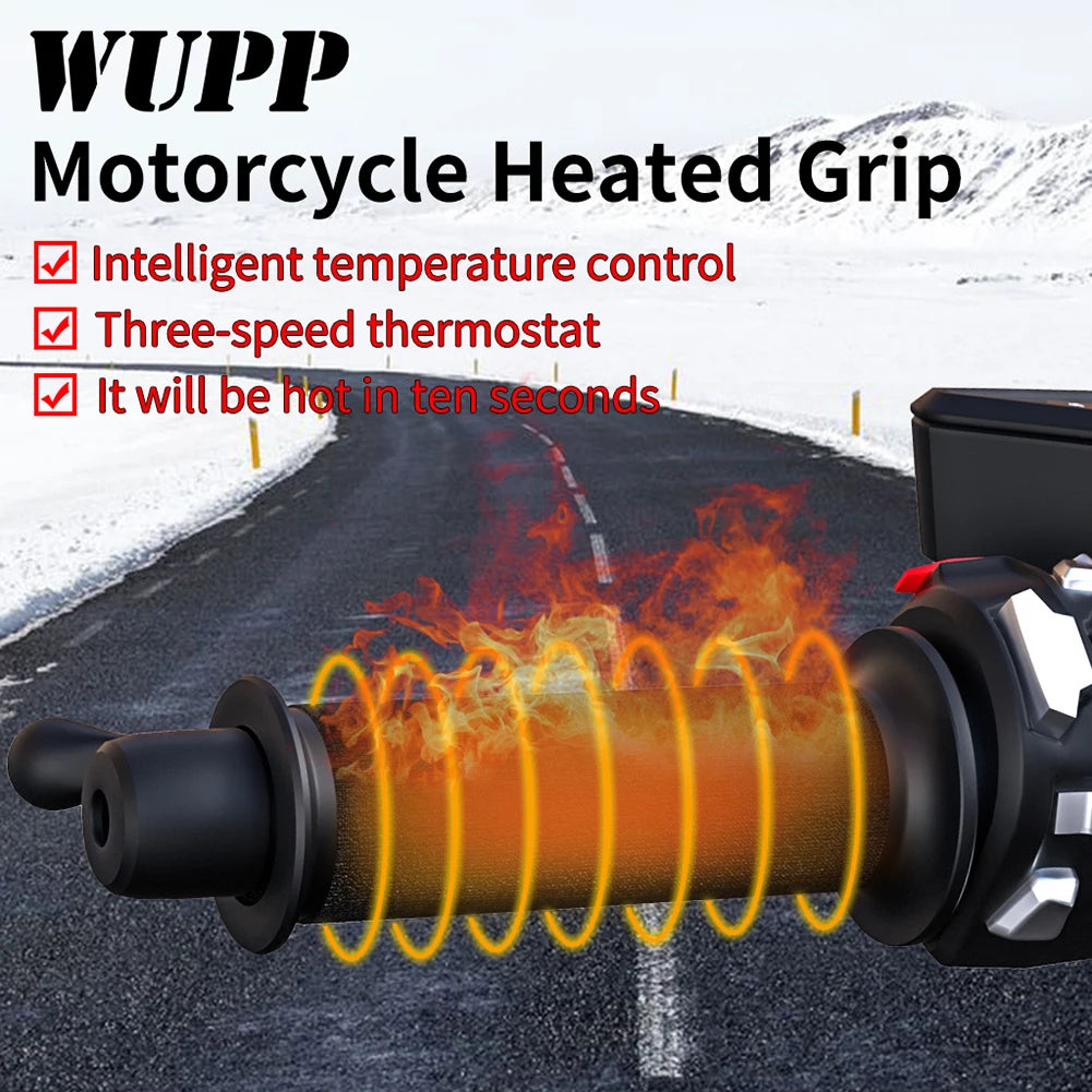 12V 3-Gear Waterproof Motorbike Heated Handle Grips - Heidi Ho Your Wellness Pro