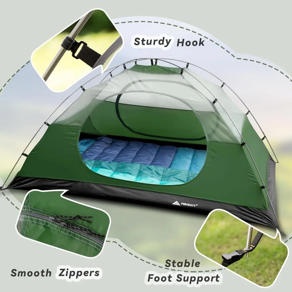 Canopy Tent Camping Tent 2/3/4 Person. - Heidi Ho Your Wellness Pro