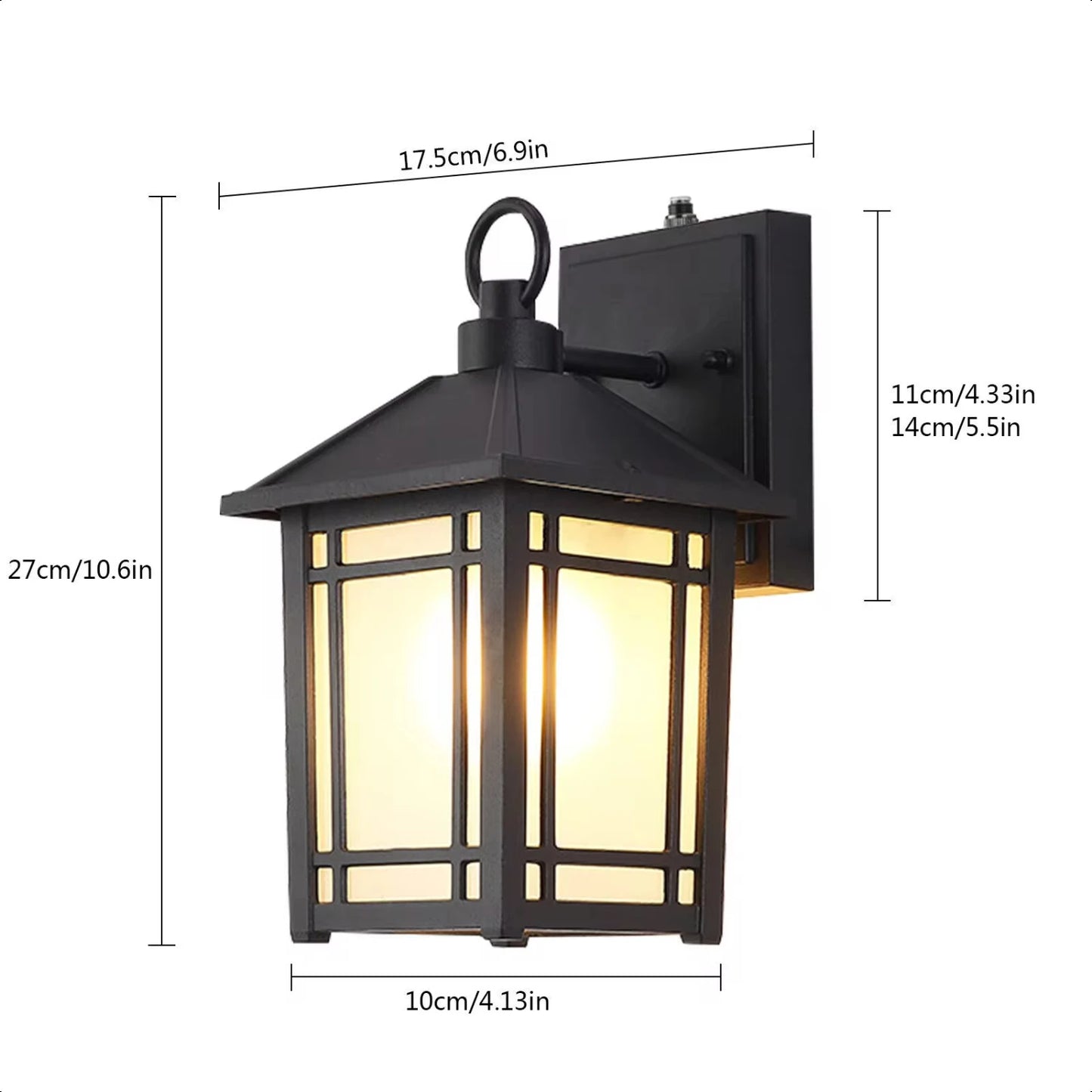 Outdoor Motion Sensor Wall Mounted Lamp - Heidi Ho Your Wellness Pro