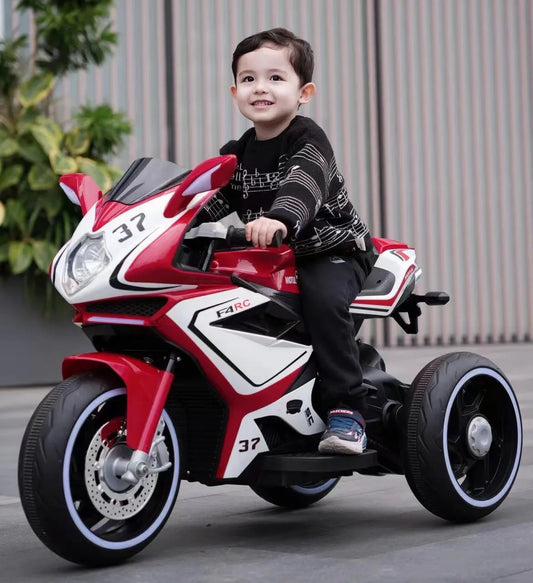 Plastic red 6V Kids Electric motorcycle