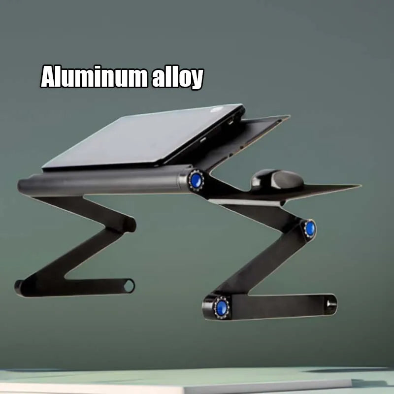 Adjustable Aluminum Alloy Folding Laptop Stand. - Heidi Ho Your Wellness Pro