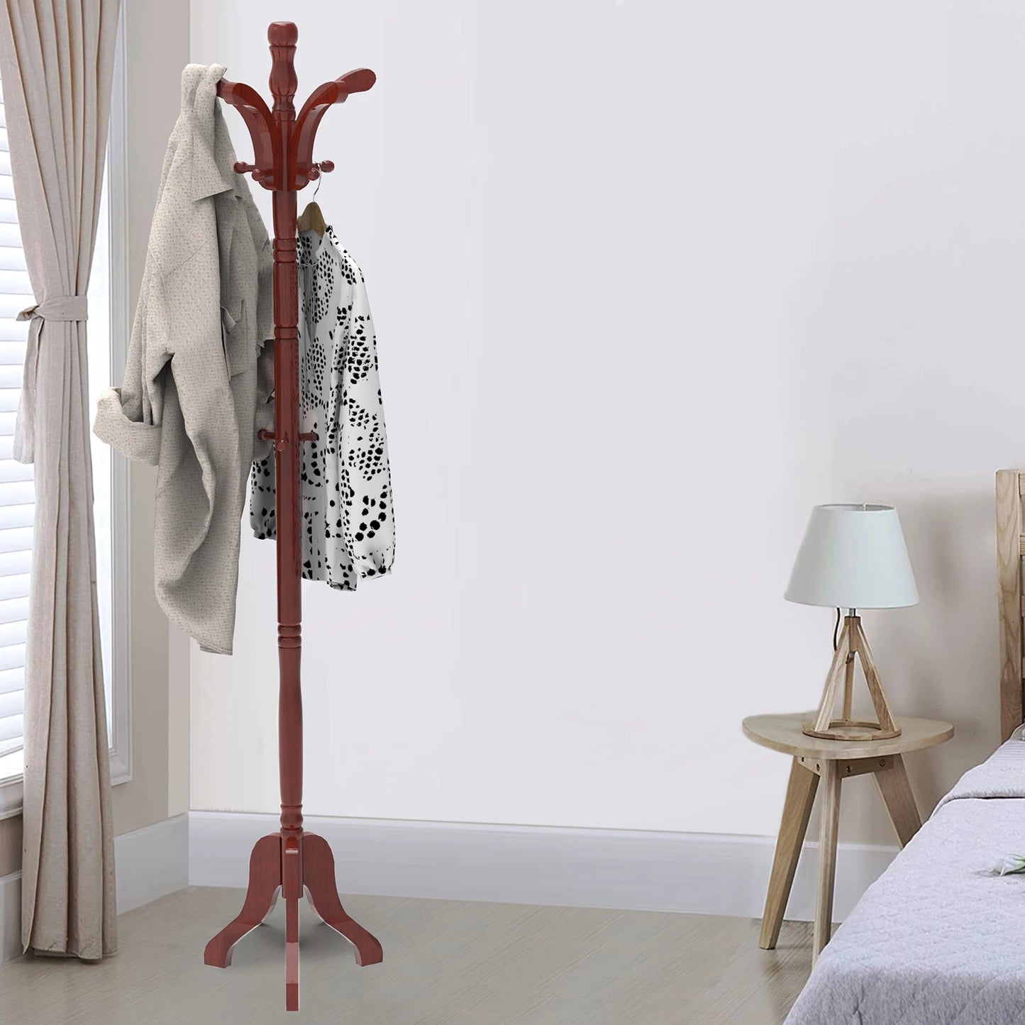 Wooden Coat Rack Stand - Heidi Ho Your Wellness Pro