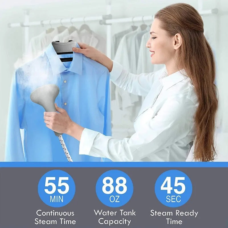 PurSteam Standing Garment Steamer with Wheels - Heidi Ho Your Wellness Pro