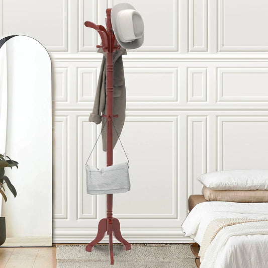 Wooden Coat Rack Stand - Heidi Ho Your Wellness Pro