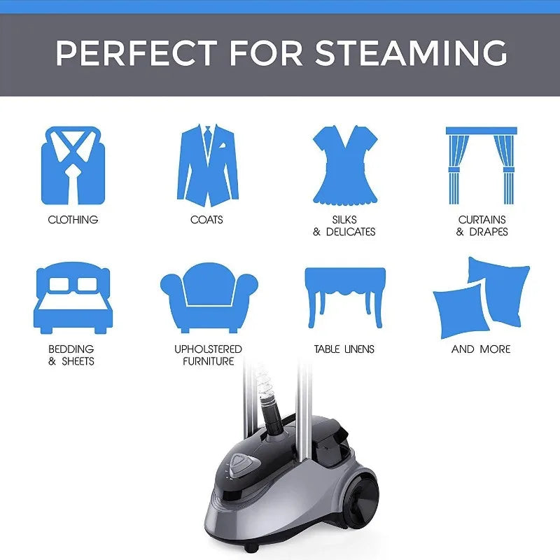 PurSteam Standing Garment Steamer with Wheels - Heidi Ho Your Wellness Pro