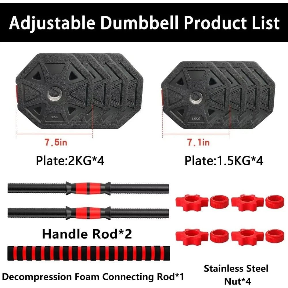 Adjustable Weights Dumbbells Set - Heidi Ho Your Wellness Pro