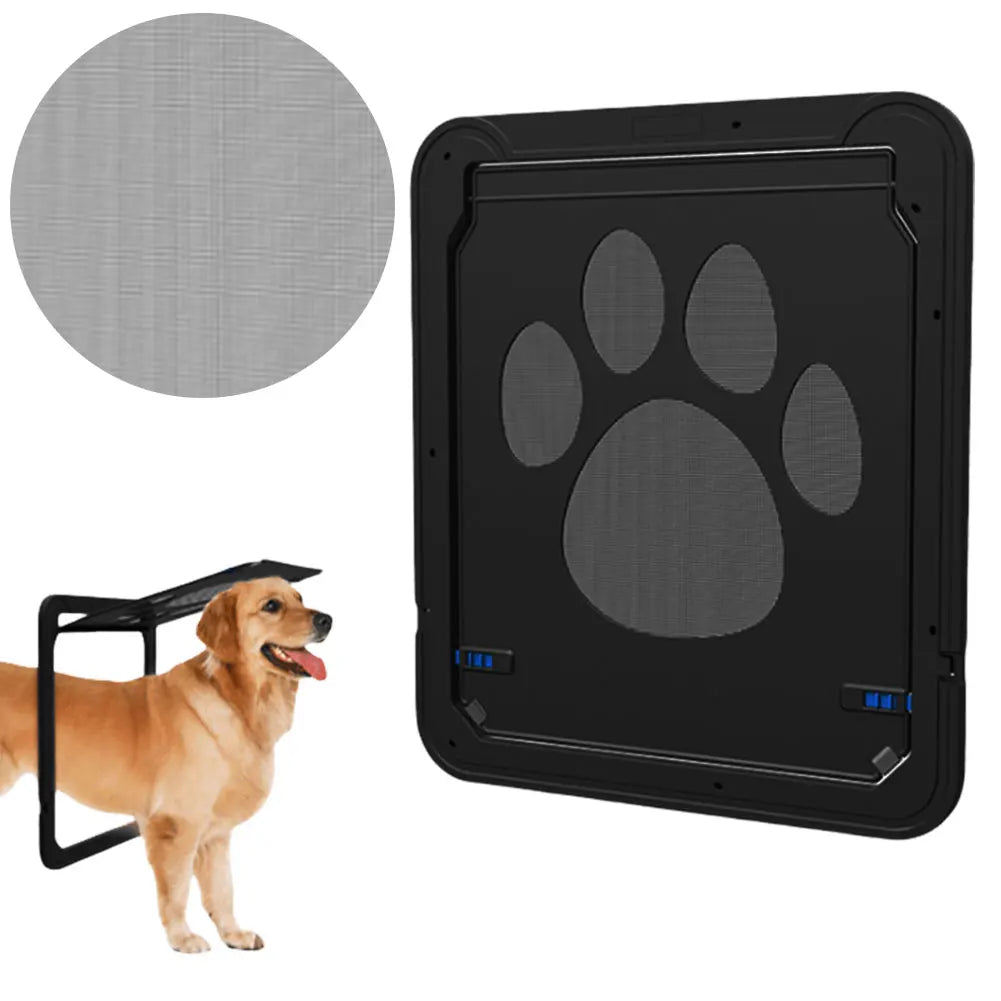 Pet Door Anti Bite Outdoor Dogs Cats Window Gate Outdoor Function Gates & Ramps Window Safety Self-Closing Flap Gate - Heidi Ho Your Wellness Pro